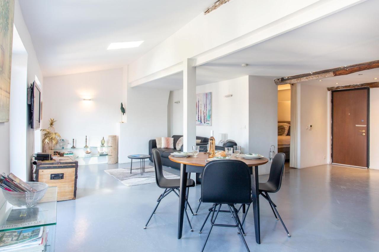 Ross 5- F2, Lumineux, Balcon, Loft, Clim, Vieux-Νίκαια Εξωτερικό φωτογραφία