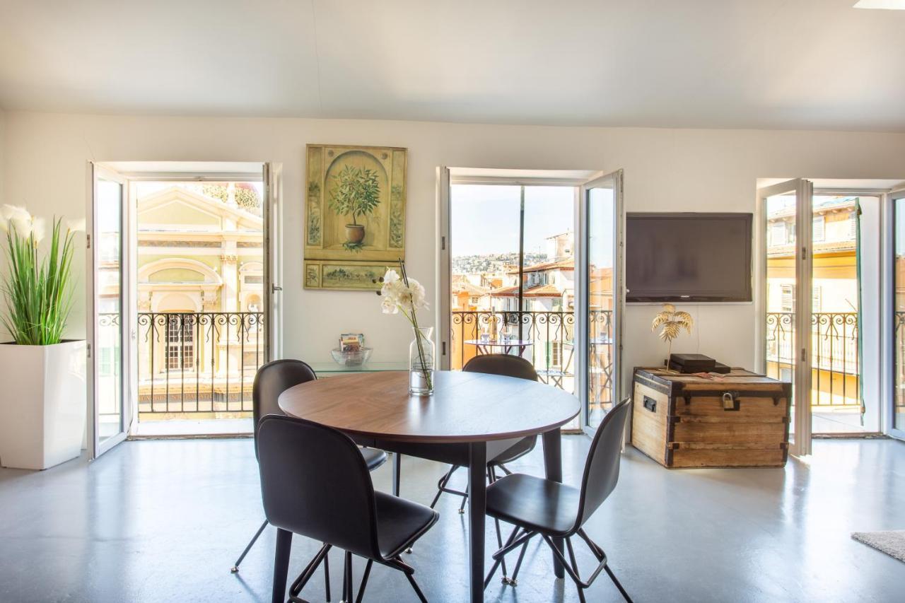 Ross 5- F2, Lumineux, Balcon, Loft, Clim, Vieux-Νίκαια Εξωτερικό φωτογραφία