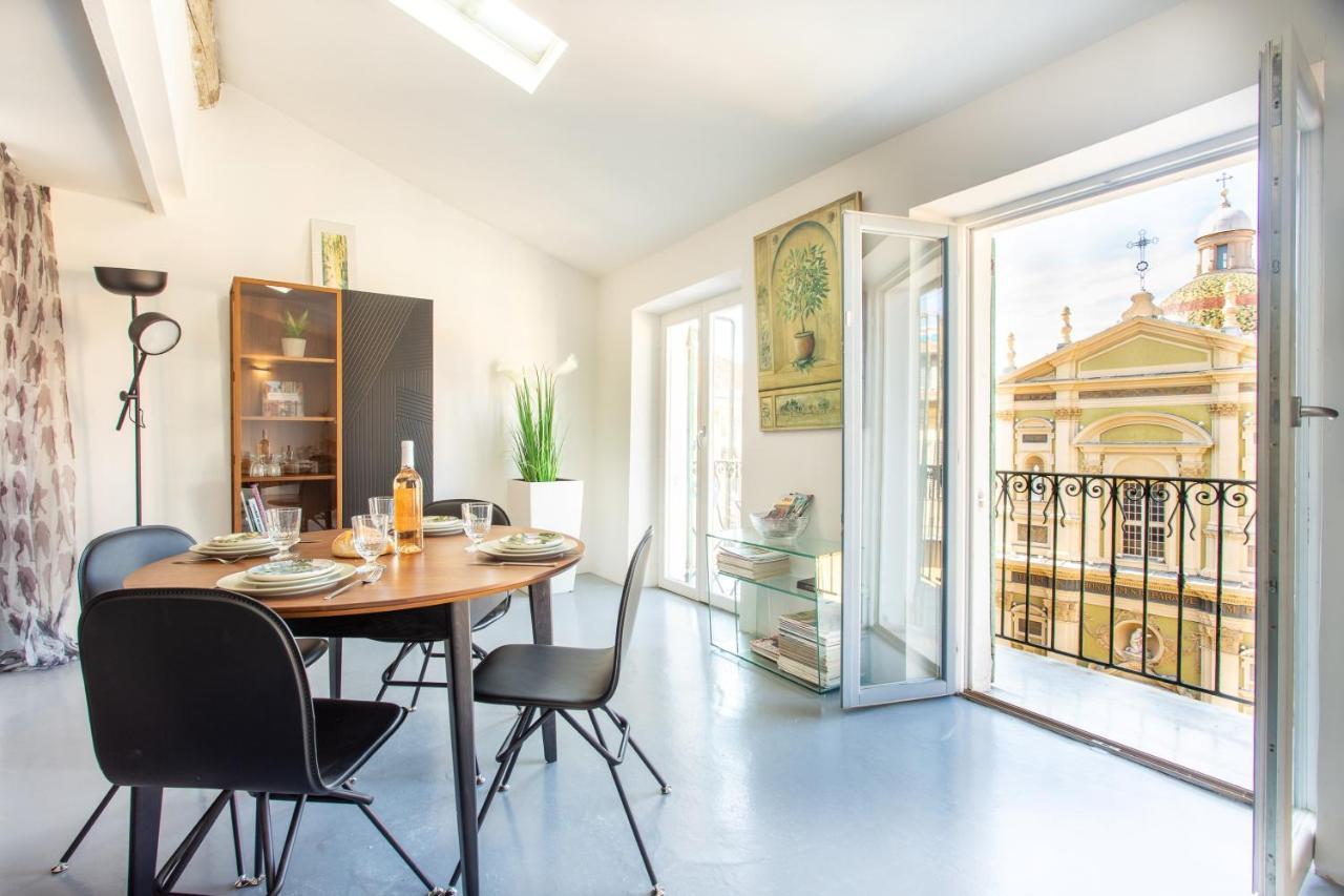 Ross 5- F2, Lumineux, Balcon, Loft, Clim, Vieux-Νίκαια Εξωτερικό φωτογραφία