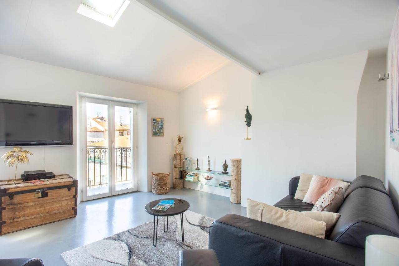 Ross 5- F2, Lumineux, Balcon, Loft, Clim, Vieux-Νίκαια Εξωτερικό φωτογραφία