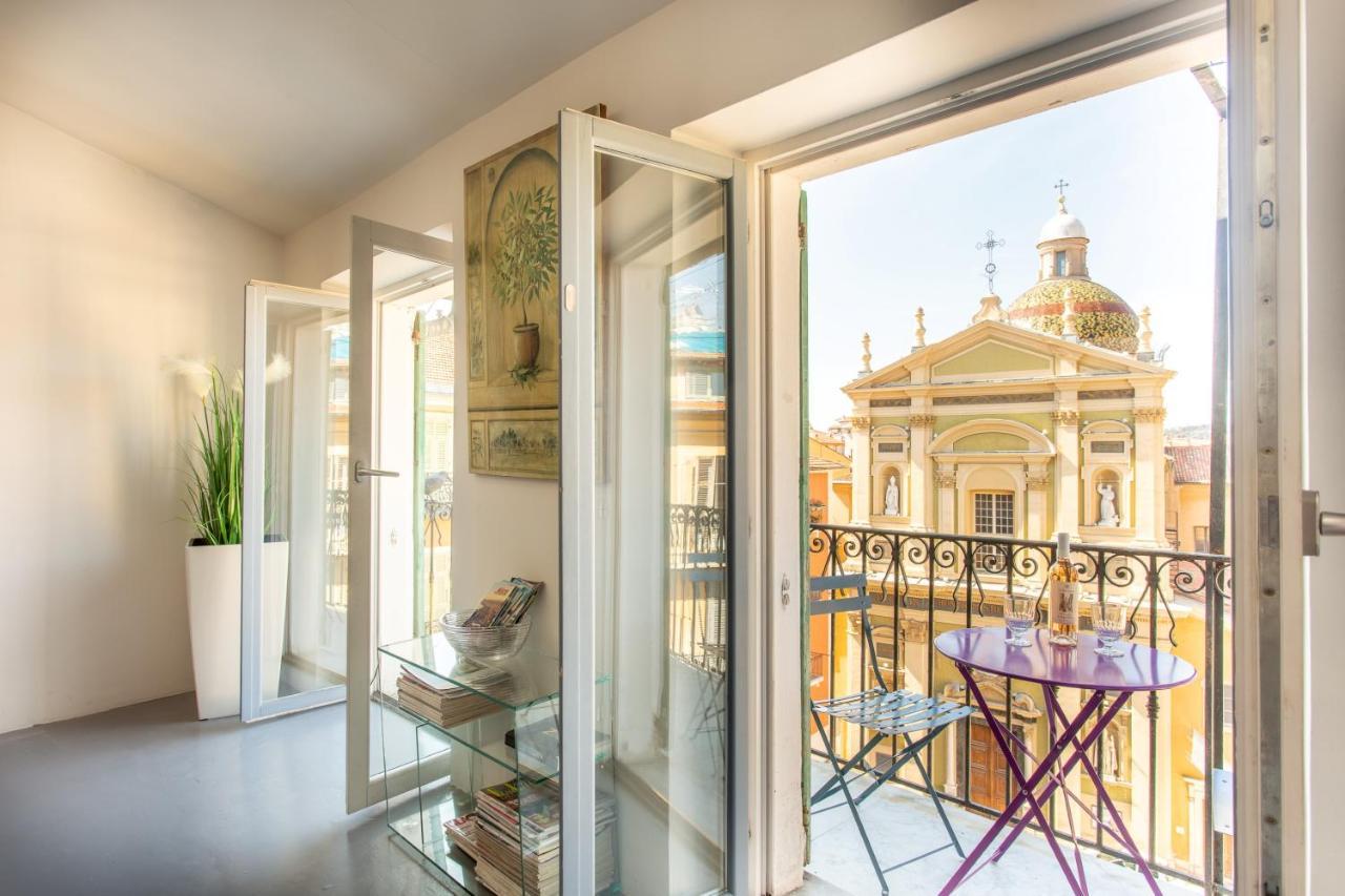 Ross 5- F2, Lumineux, Balcon, Loft, Clim, Vieux-Νίκαια Εξωτερικό φωτογραφία