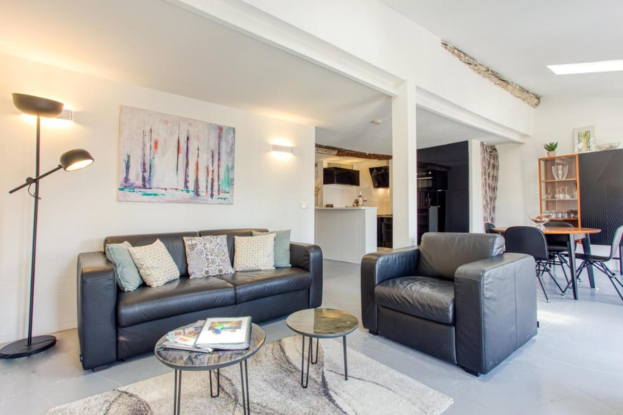 Ross 5- F2, Lumineux, Balcon, Loft, Clim, Vieux-Νίκαια Εξωτερικό φωτογραφία