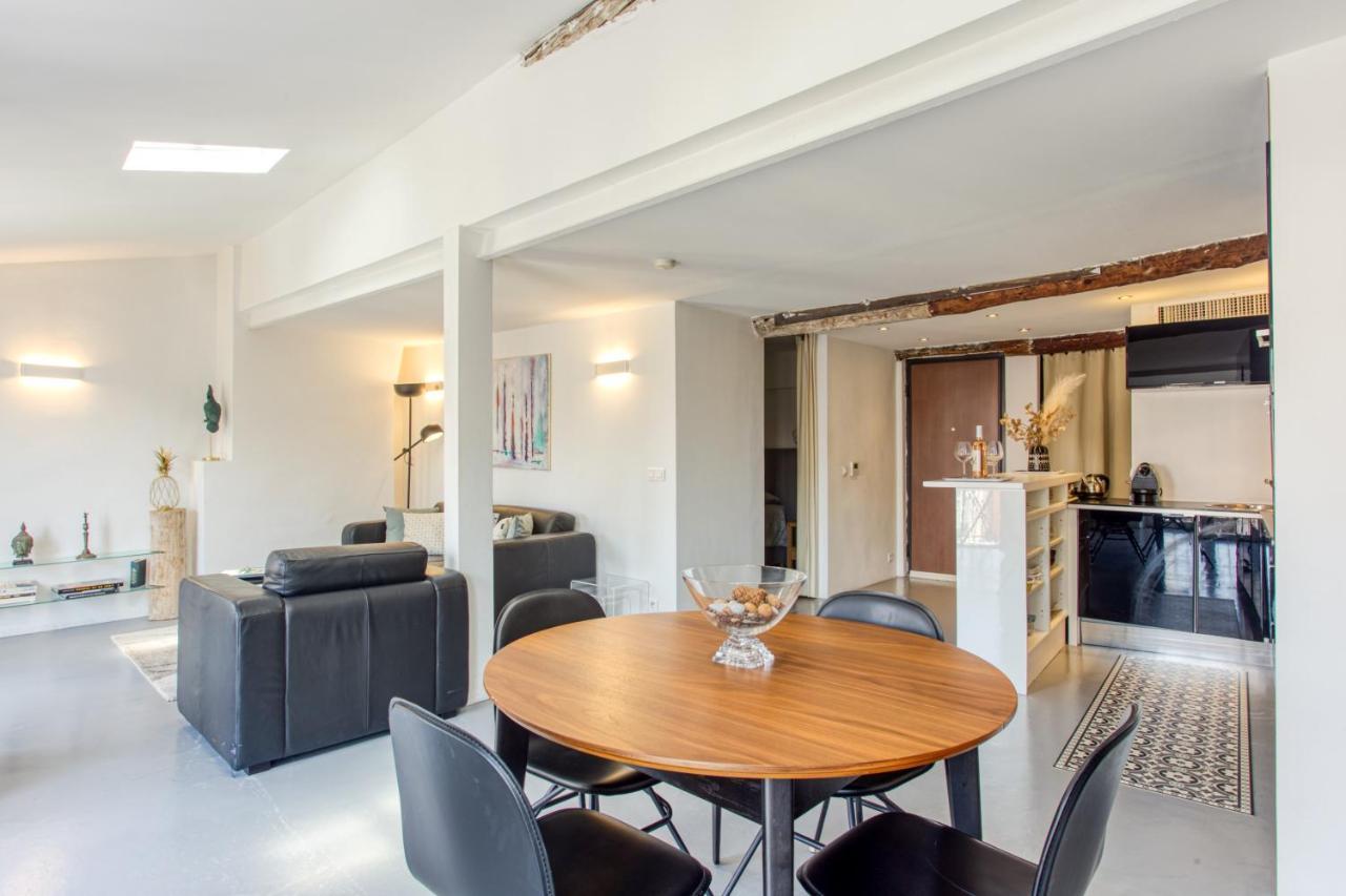 Ross 5- F2, Lumineux, Balcon, Loft, Clim, Vieux-Νίκαια Εξωτερικό φωτογραφία