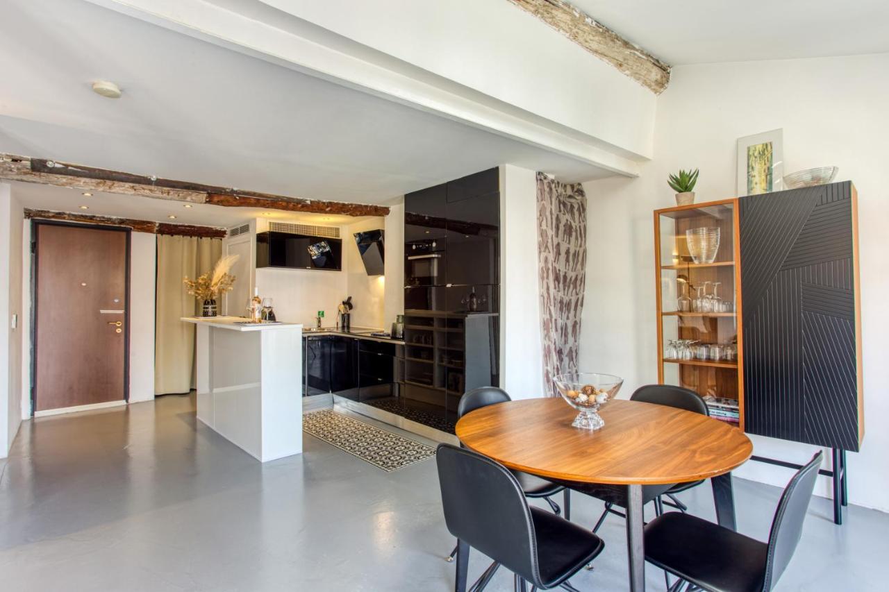 Ross 5- F2, Lumineux, Balcon, Loft, Clim, Vieux-Νίκαια Εξωτερικό φωτογραφία