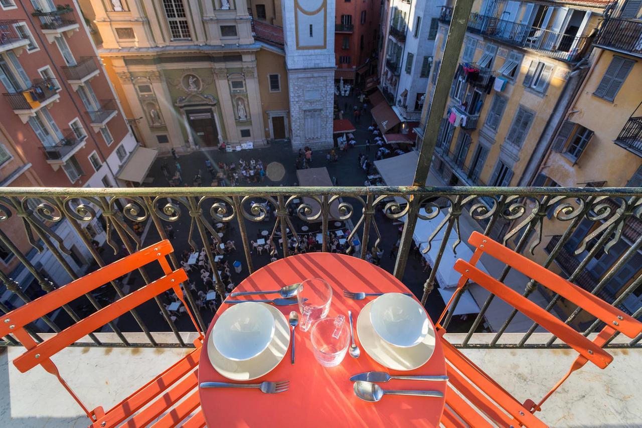 Ross 5- F2, Lumineux, Balcon, Loft, Clim, Vieux-Νίκαια Εξωτερικό φωτογραφία